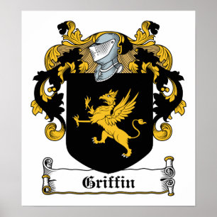 Gripfamiljvapensköld Poster