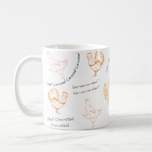 Gripna utvecklingskycklingar kaffemugg