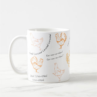 Gripna utvecklingskycklingar kaffemugg