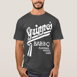 Grippox27s barbq smaksatt potatis chip vit T Shirt