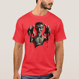 Grips T-tröja för Zombie Tee Shirt