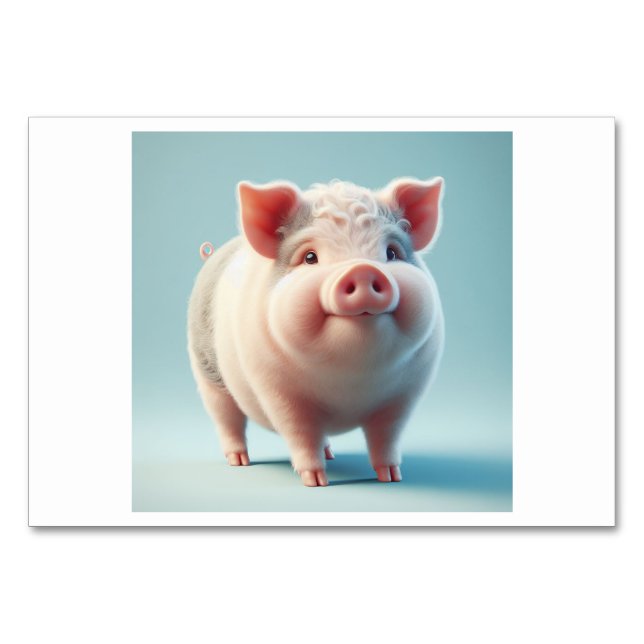 Gris (돼 지) - koreanska Flash-kort Bordsnummer (Framsidan)