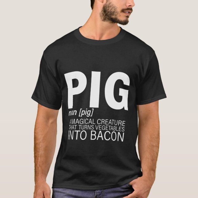 Gris A Magisk skapelse som förvandlar grönsaker ti T Shirt (Framsida)