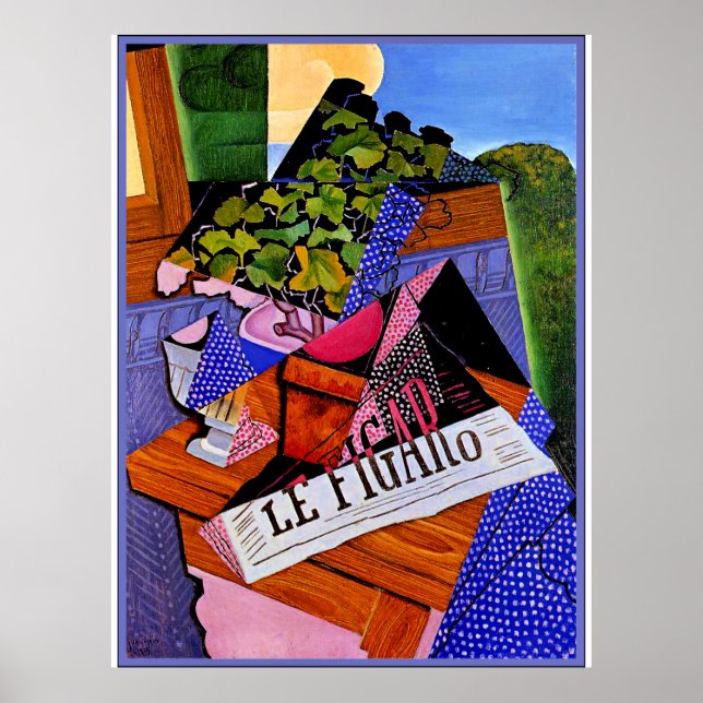 Gris - A Pot of Geraniums Poster (Framsidan)