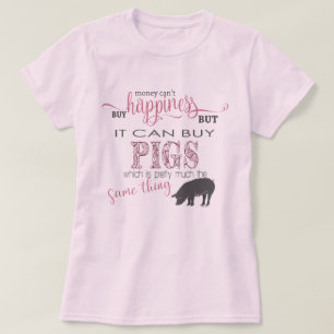 GRIS ÄLSKARE Pengar kan inte köpa lycka Tee Shirt