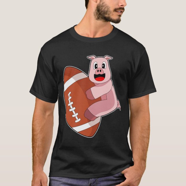 Gris American Football T Shirt (Framsida)