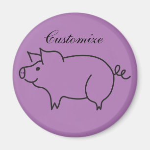 Gris Animal Thunder_Cove Magnet