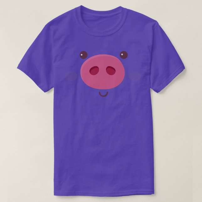 Gris Ansikte Costume Funny Halloween Premium 4455 T Shirt (Design framsida)