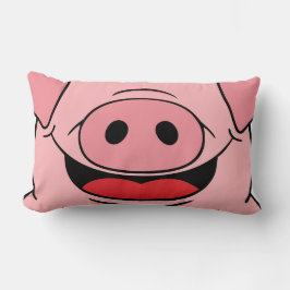 Gris Ansikte Lumbarkudde