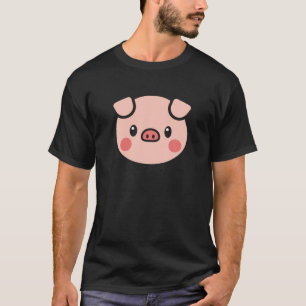 Gris Ansikte-skiffergåva för Gris Älskare T-skift T Shirt