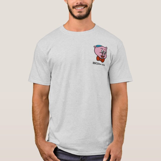 Gris är Kosher skjortor 2-Side T-shirt (Framsida)