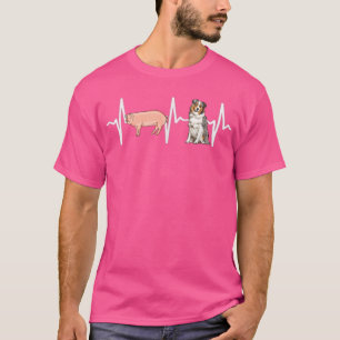 Gris Australian shepherd Heartslag Hund älskare T Shirt