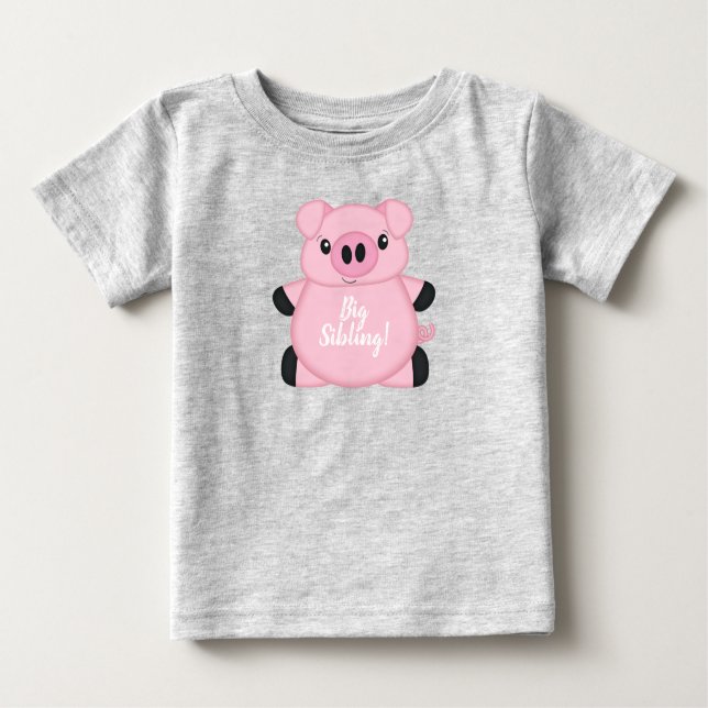 Gris Baby Shower Farm T Shirt (Framsida)
