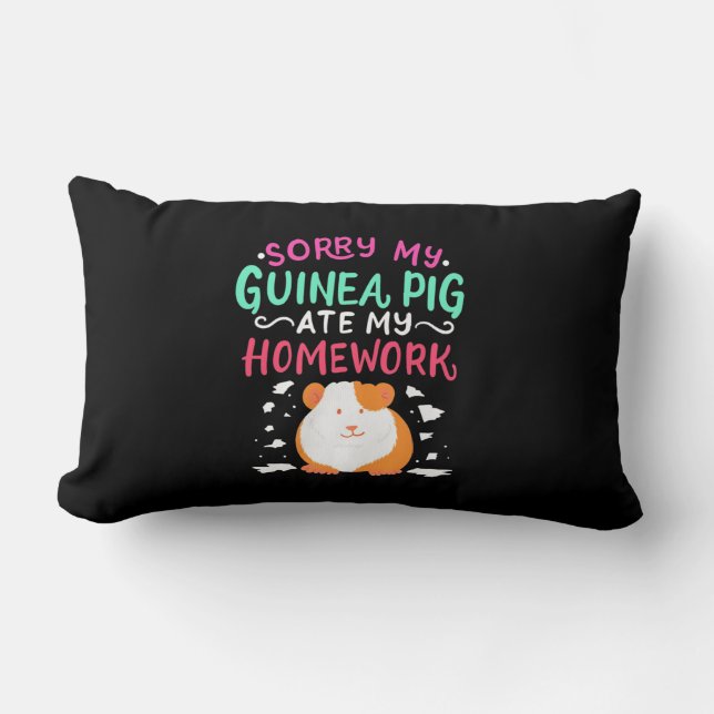 Gris Back to school Lumbarkudde (Framsida)