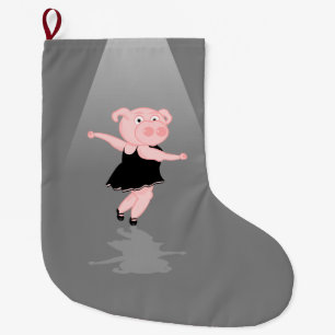 Gris Ballerina Stor Julstrumpa