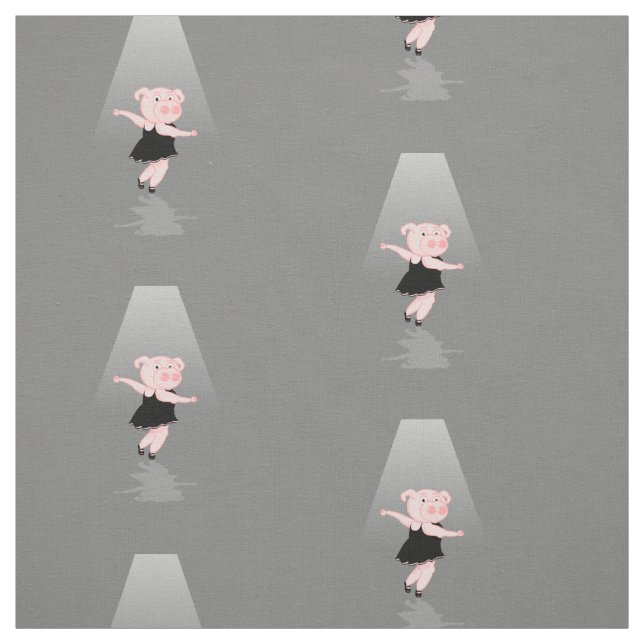 Gris Ballerina Tyg (Provkarta)