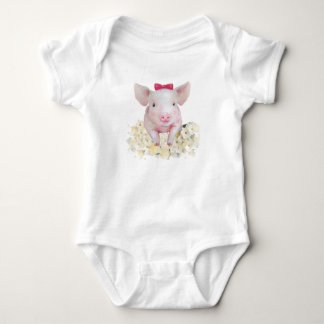 Gris barnkläder, baby-kroppsdräkt, barnkläder tee