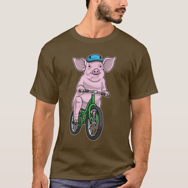 Gris Bicycle T Shirt (Framsida)