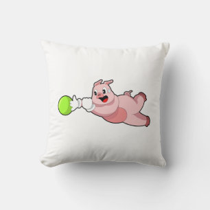Gris Bowling Bowling ball Kudde