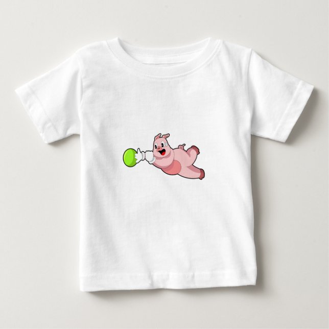 Gris Bowling Bowling ball T Shirt (Framsida)
