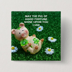 GRIS BRA FORTUNE LYCKLIG SAINT PATRICK'S DAY KNAPP