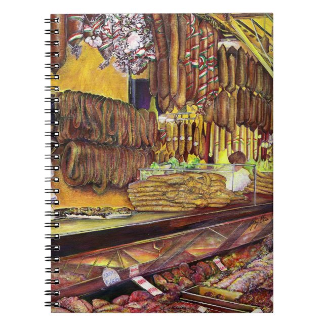 Gris, Budapest Anteckningsbok Med Spiral (Framsidan)