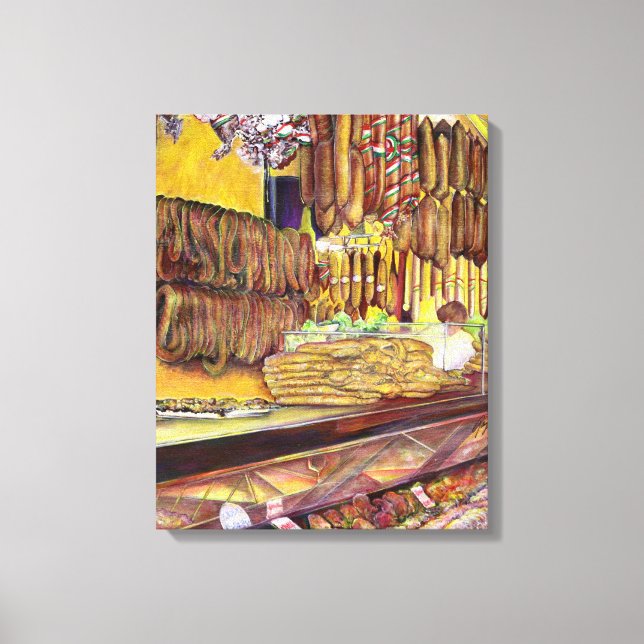 Gris, Budapest Canvastryck (Framsida)