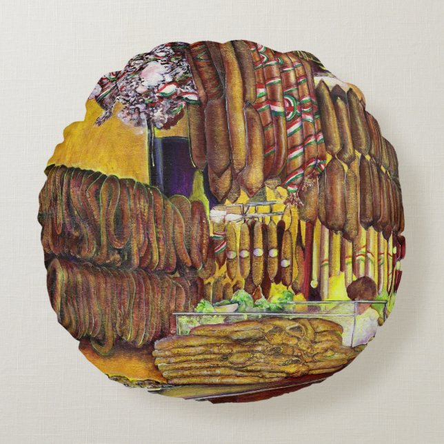 Gris, Budapest Rund Kudde (Framsidan)