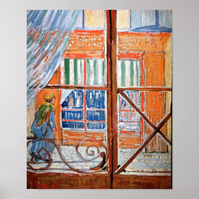 Gris-Butchers köp från Window Van Gogh Fine Art Poster (Framsidan)