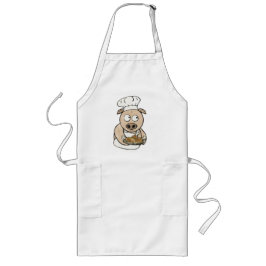 Gris Chef Långt Förkläde