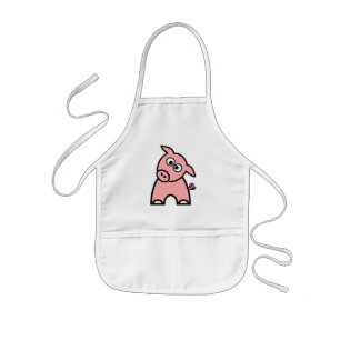 Gris Childrens Apron Barnförkläde