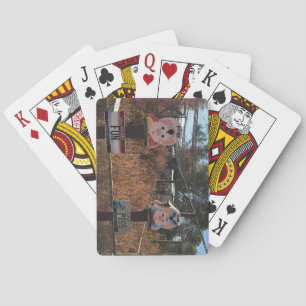 Gris Chop, Roligt Grisar, Idaho Funny Signs Casinokort