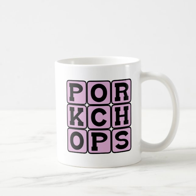 Gris Chops, Gris Kött Kaffemugg (Höger)