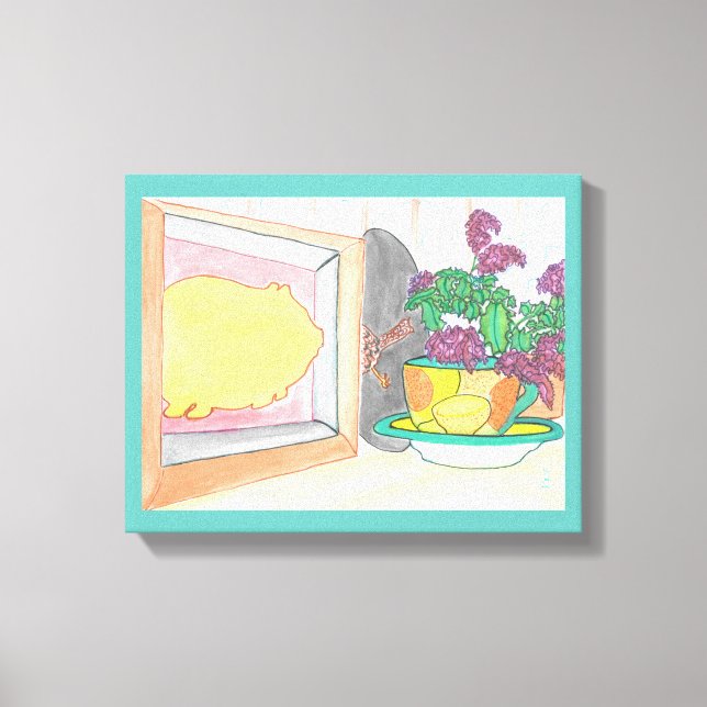 Gris Cookie Canvastryck (Framsida)