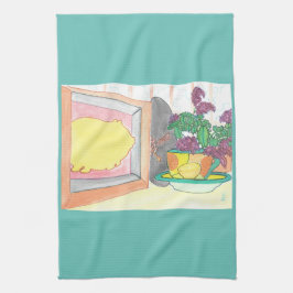 Gris Cookie Kökshandduk