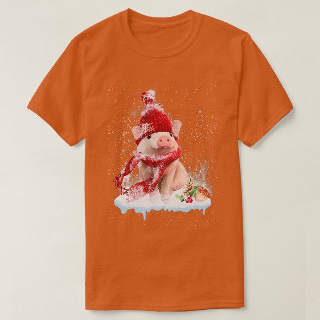 Gris Cute Welcome God jul T Shirt (Design framsida)