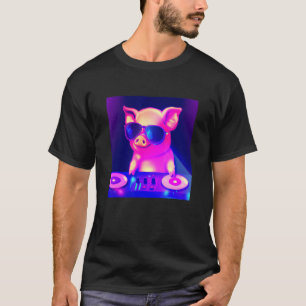Gris DJ Party Klubb Disk Jockey Gif EDM Dance Klu T Shirt