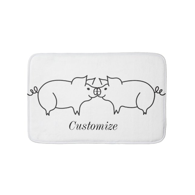 Gris djurskydd Thunder_Cove Badrumsmatta (Framsidan)