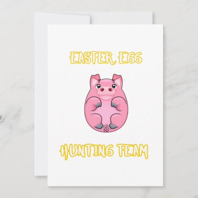 Gris Egg Påsk Gift Påsk Kärlek Gris (Framsida)