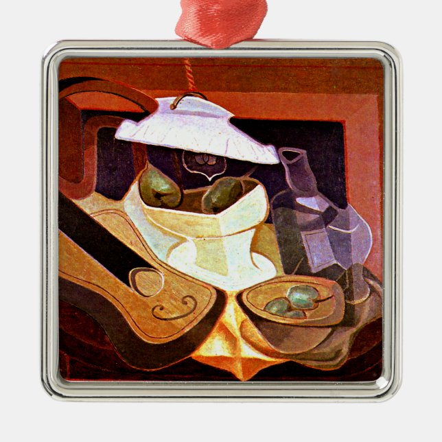 Gris - Elektriskt ljus, berömdens målning Julgransprydnad Metall (Framsidan)