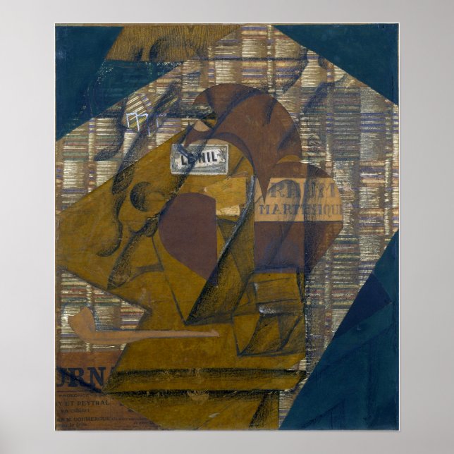 Gris - Flaska i Rom och tidskrift Poster (Framsidan)