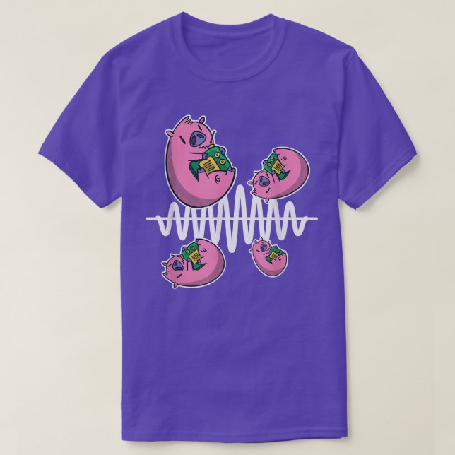 Gris flygoperatör med Vinkar ham-radiooperatör T Shirt (Design framsida)