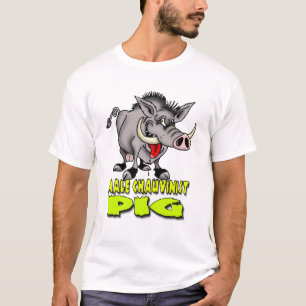 Gris för Male Chauvinist Tee Shirt