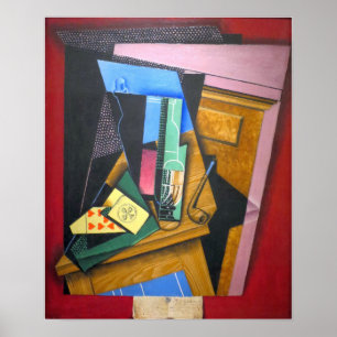 Gris - fortfarande liv med en Dikt Poster