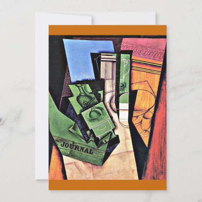 Gris - Frukost, berömd, målning Kort (Framsida)