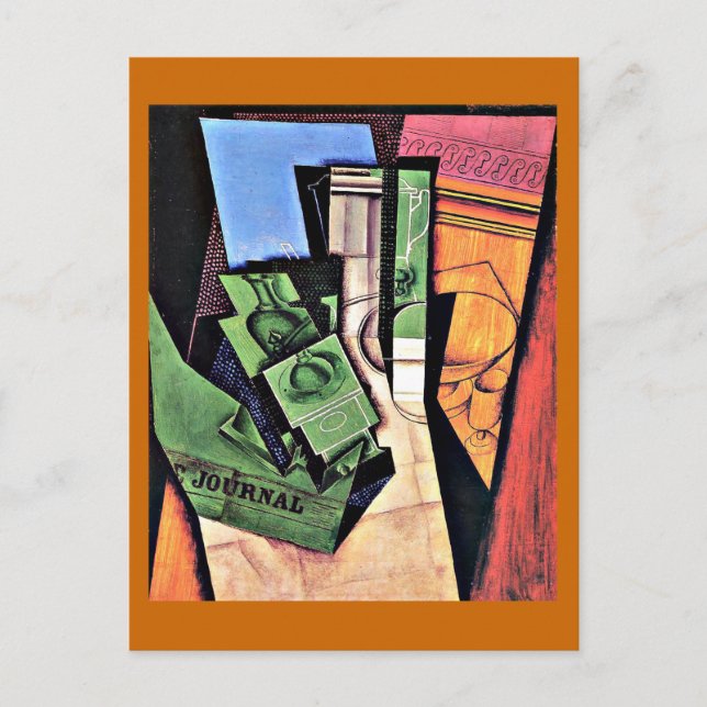 Gris - Frukost, berömd, målning Vykort (Framsida)