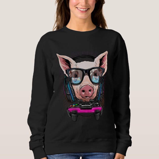 Gris Gamer Pc Dator Video Spel  Strömmande Speland T Shirt (Framsida)