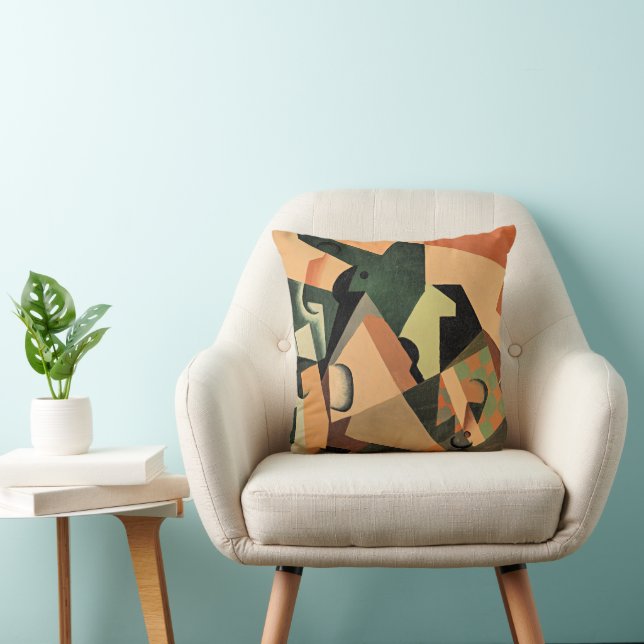 Gris - Glas och schaktbord Kudde (Stol)