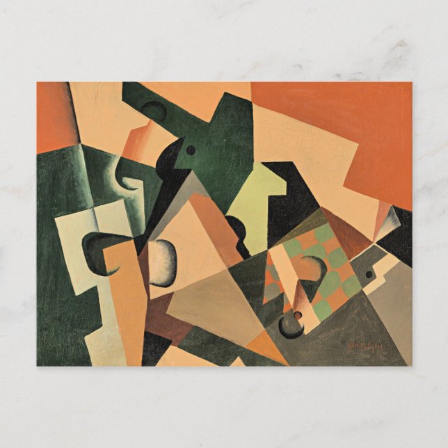 Gris - Glas och schaktbord Vykort (Framsida)