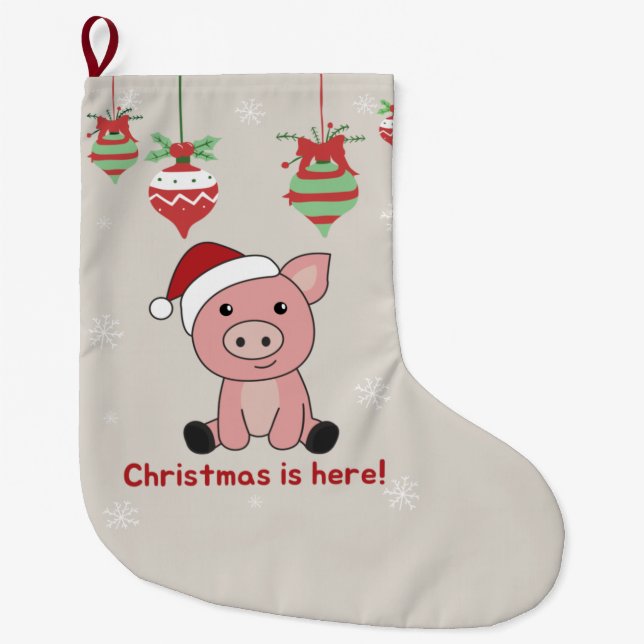 Gris God jul Animals Grisar Stor jul S Julstrumpa (Framsidan)